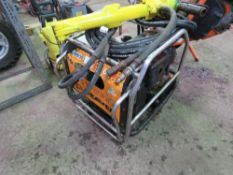 JCB BEAVER HYDRAULIC PACK WITH HOSES AND GUN, UNTESTED, NO FUEL.