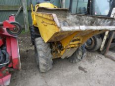 THWAITES 1 TONNE HIGH TIP DUMPER, YEAR 2005. 2384 REC HOURS.