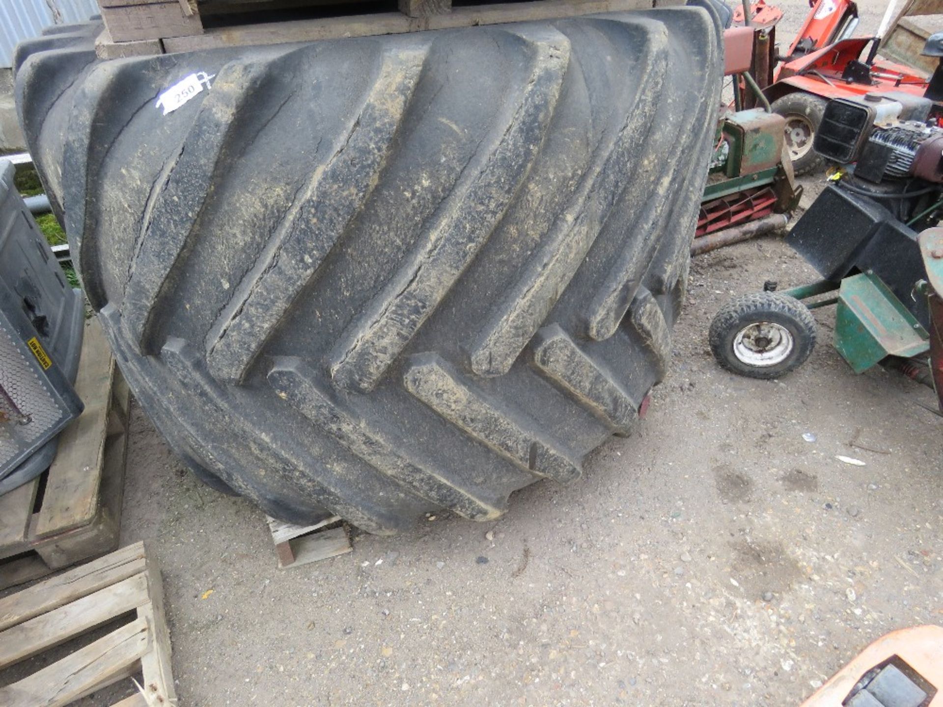 PAIR OF 66X43.00-25 TERRA TYPE LOW GROUND PRESSURE TYRES. - Image 3 of 3