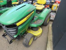 JOHN DEERE X540 PROFESSIONAL RIDE ON PETROL MOWER. PREVIOUS COUNCIL USEAGE. STRAIGHT FROM STORAGE,