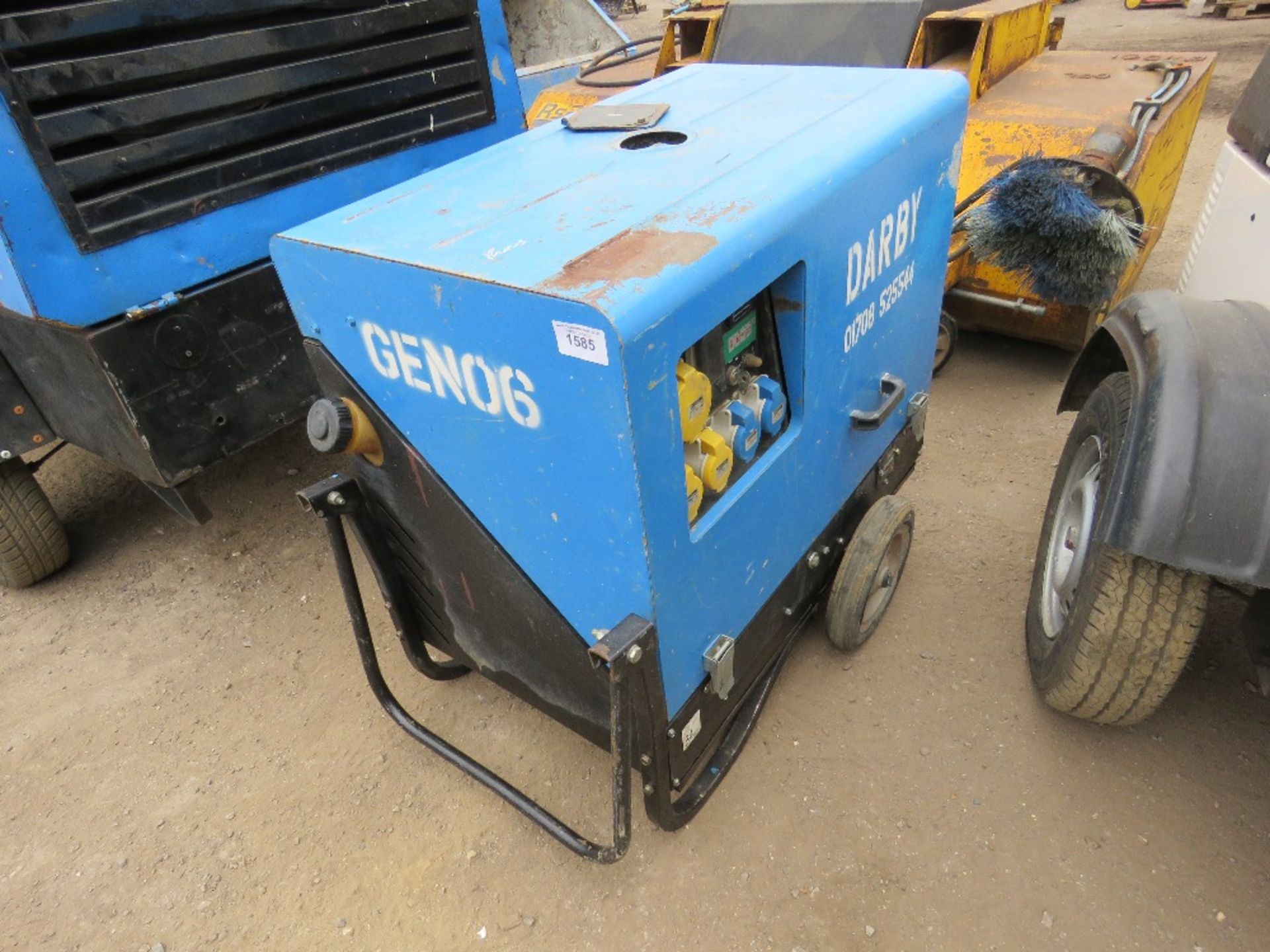 PRAMAC 6KVA BARROW GENERATOR. WHEN TESTED WAS SEEN TO RUN, OUTPUT WAS NOT TESTED. PN:GEN06. DIRECT