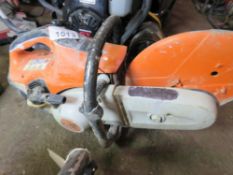 STIHL TS410 PETROL SAW, UNTESTED, CONDITION UNKNOWN.