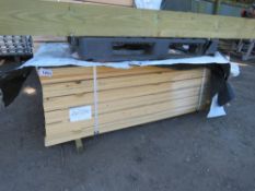 PACK OF UNTRETED HIT AND MISS FENCE CLADDING BOARDS. 1.75M X 9.5CM WIDTH APPROX.