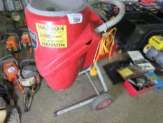 MOUNTFIELD 240VOLT SHREDDER. UNTESTED, CONDITION UNKNOWN.