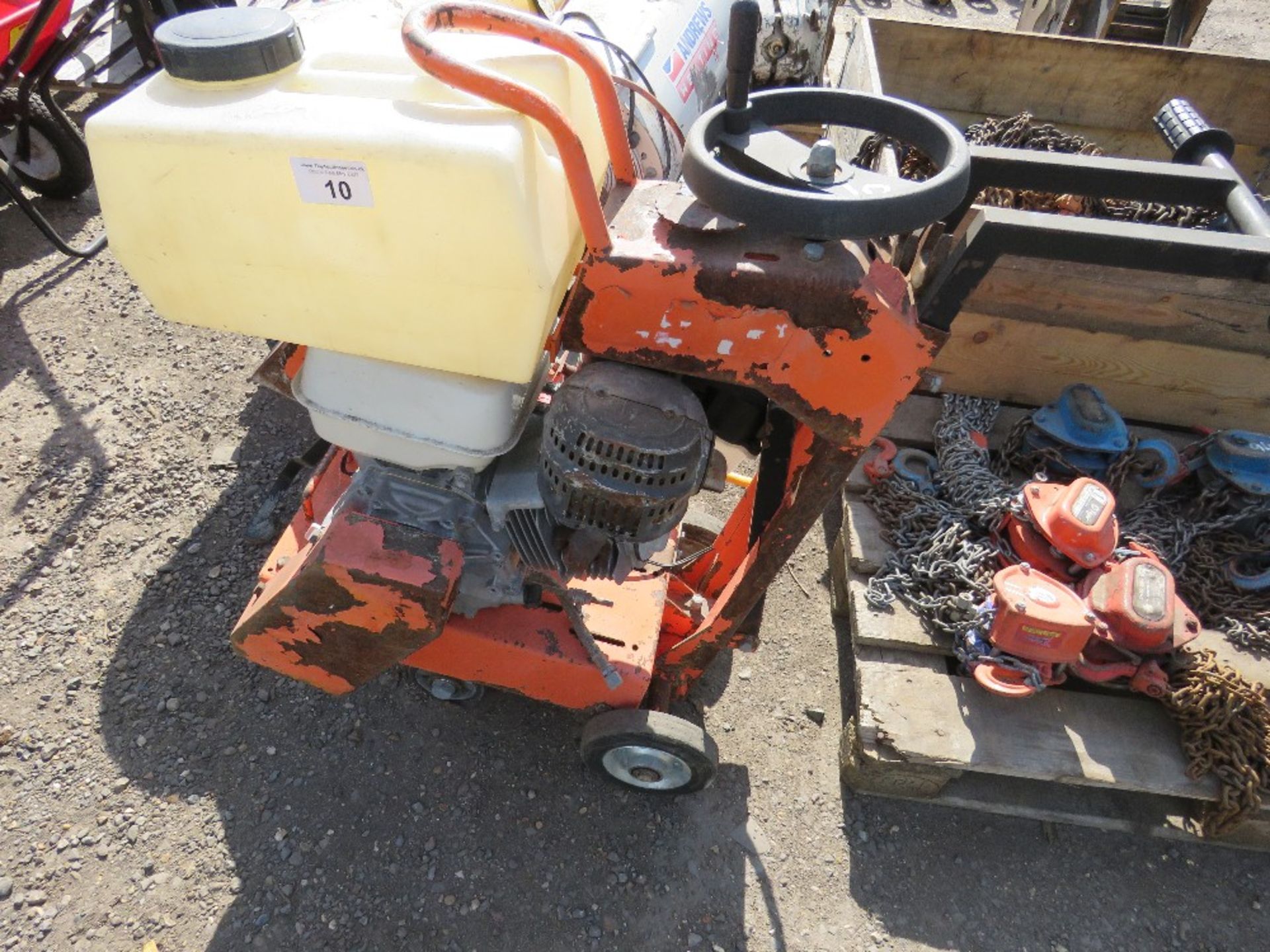 PETROL ENGINED FLOOR SAW.