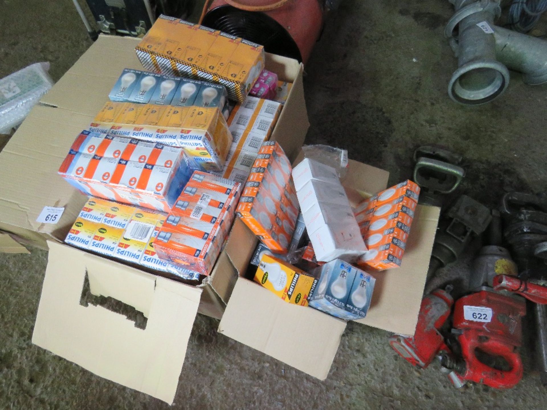 2 X BOXES OF ASSORTED LIGHT BULBS, UNUSED. - Image 2 of 4