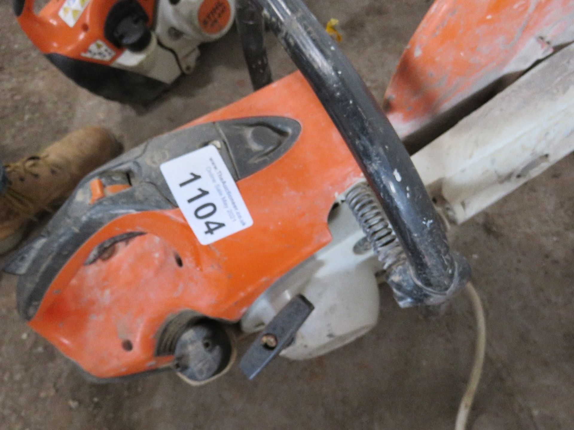 STIHL TS410 PETROL SAW, UNTESTED, CONDITION UNKNOWN. - Image 2 of 2