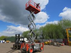 SKYJACK SJ6826RT ROUGH TERRAIN SCISSOR LIFT UNIT, YEAR 2008. 10 M RATED . SN:37001680. DIESEL ENGIN