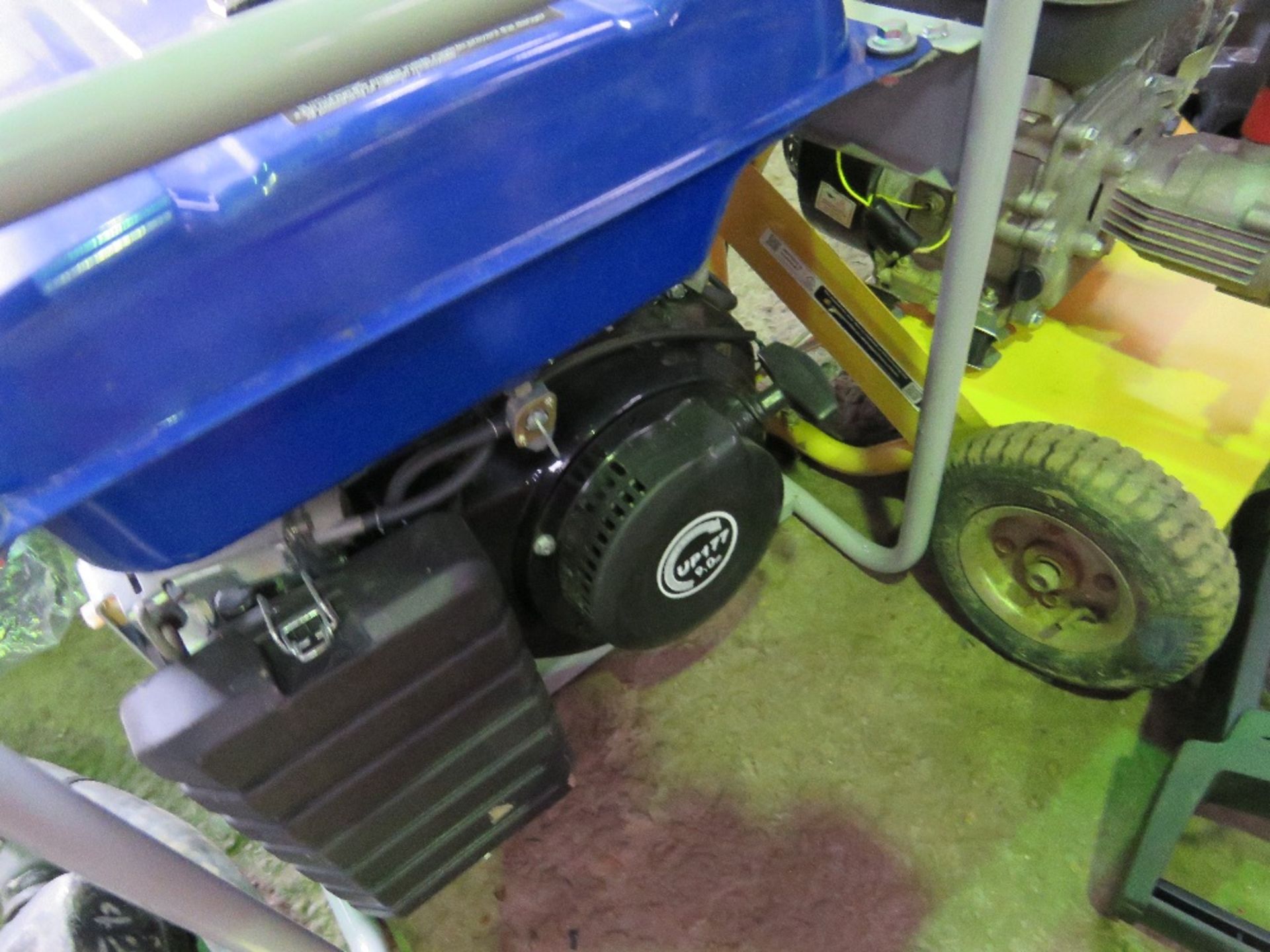 LARGE BLUE BRITWOOD PETROL ENGINED GENERATOR. - Image 4 of 4