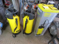 3 X GARDEN MASTER 8 LITRE SPRAY/WET CUT UNITS.