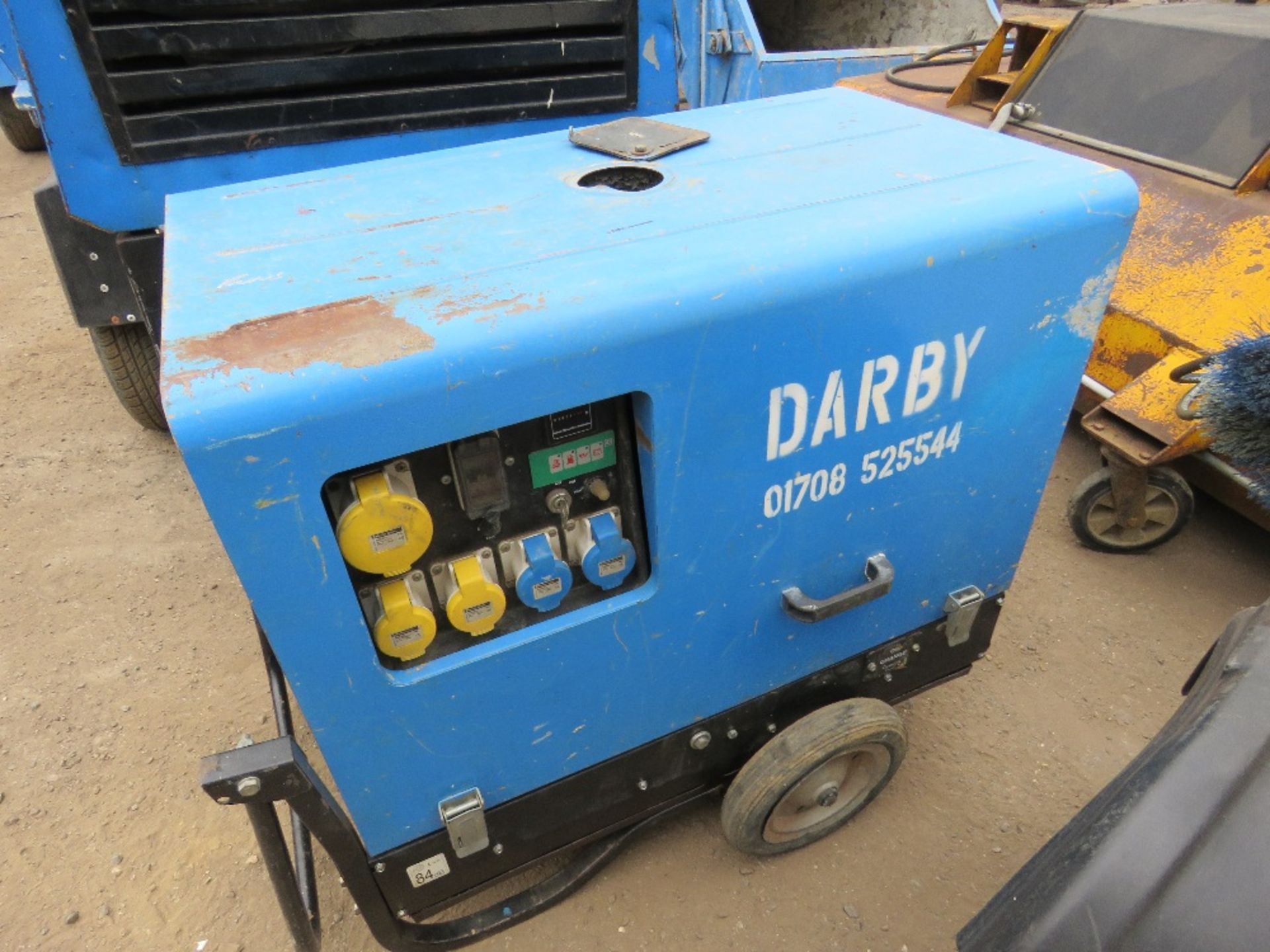 PRAMAC 6KVA BARROW GENERATOR. WHEN TESTED WAS SEEN TO RUN, OUTPUT WAS NOT TESTED. PN:GEN06. DIRECT - Image 2 of 5