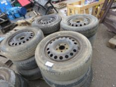 PALLET OF 12X VAN/TRAILER WHEELS, MOST ARE 15". DIRECT FROM LOCAL COMPANY AS PART OF THEIR FLEET RE