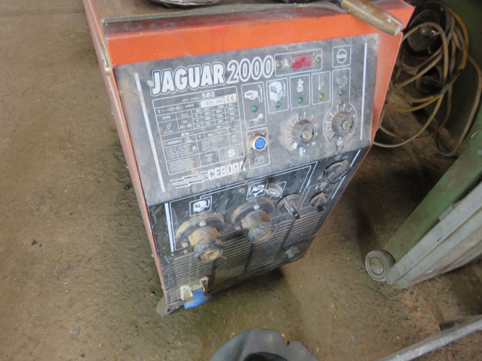 CEBORA JAGUAR 2000 240VOLT MIG WELDER. RETIREMENT SALE. - Image 2 of 4