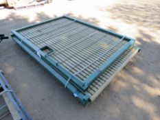 2 X COMBI METAL GATES 2.0M HIGH, 1.45M WIDE EACH. PALLET F.