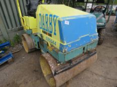 AMMANN AV20 DOUBLE DRUM 100CM WIDE ROLLER, YEAR 2003. SN:TFAAV20EY300005800. WHEN TESTED WAS SEEN TO