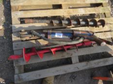 HYDRAULIC BREAKER GUN PLUS 2 X AUGER FLITES.