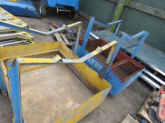 2 X OIL DRUM BUND STANDS.