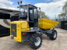 WACKER NEUSON DW60 6 TONNE SWIVEL SKIP CABBED DUMPER, YEAR 2017. WITH V5, 1342 REC HOURS, ONE OWNER