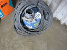 11O VOLT POWERED SUBMERSIBLE WATER PUMP.