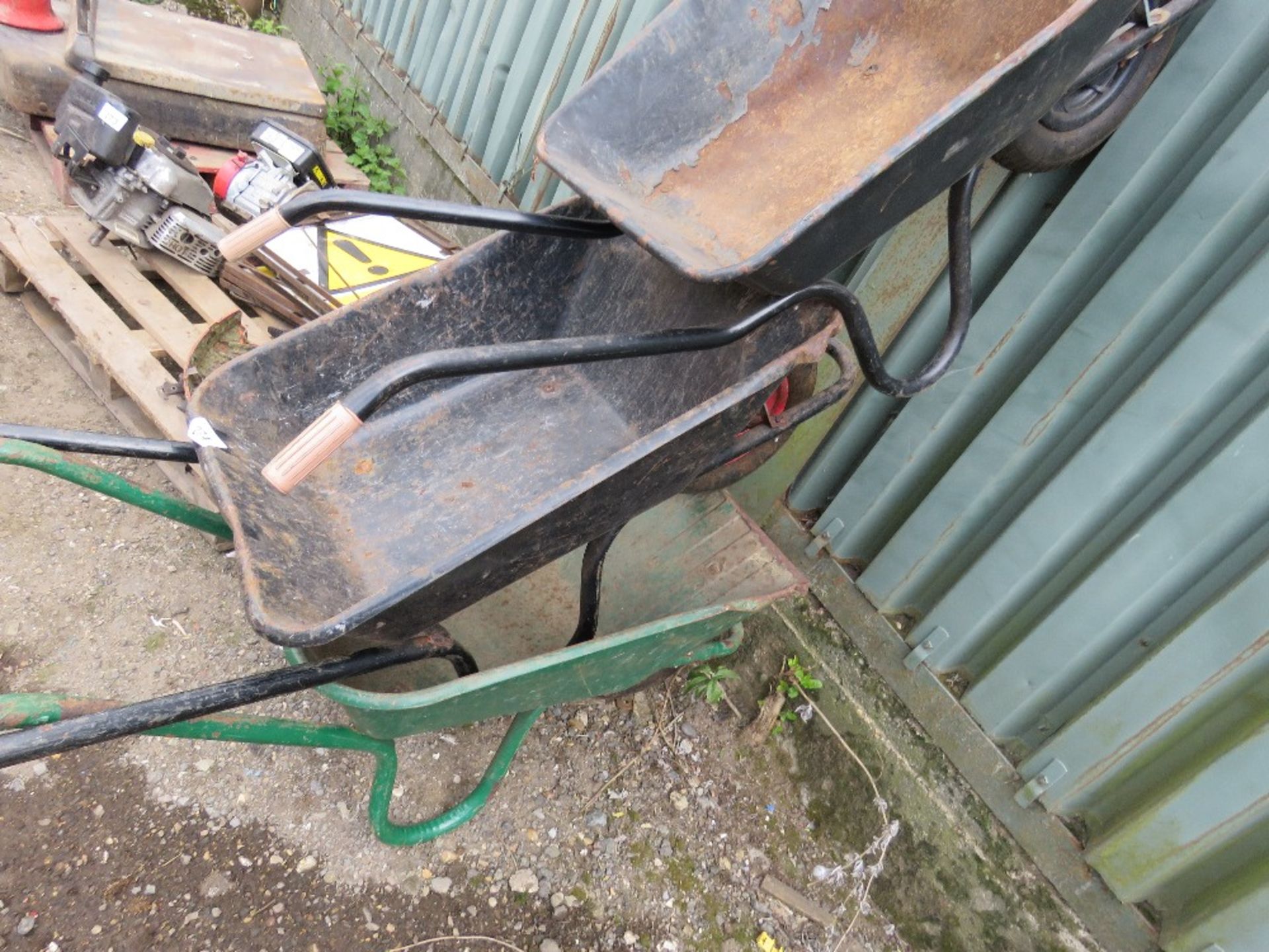 3 X WHEELBARROWS.