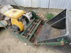 ALLET LARGE SIZED CYLINDER MOWER WITH A BOX.