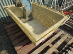 CONCRETE MUCK SKIP PLUS A No3 MANUAL PRESS.