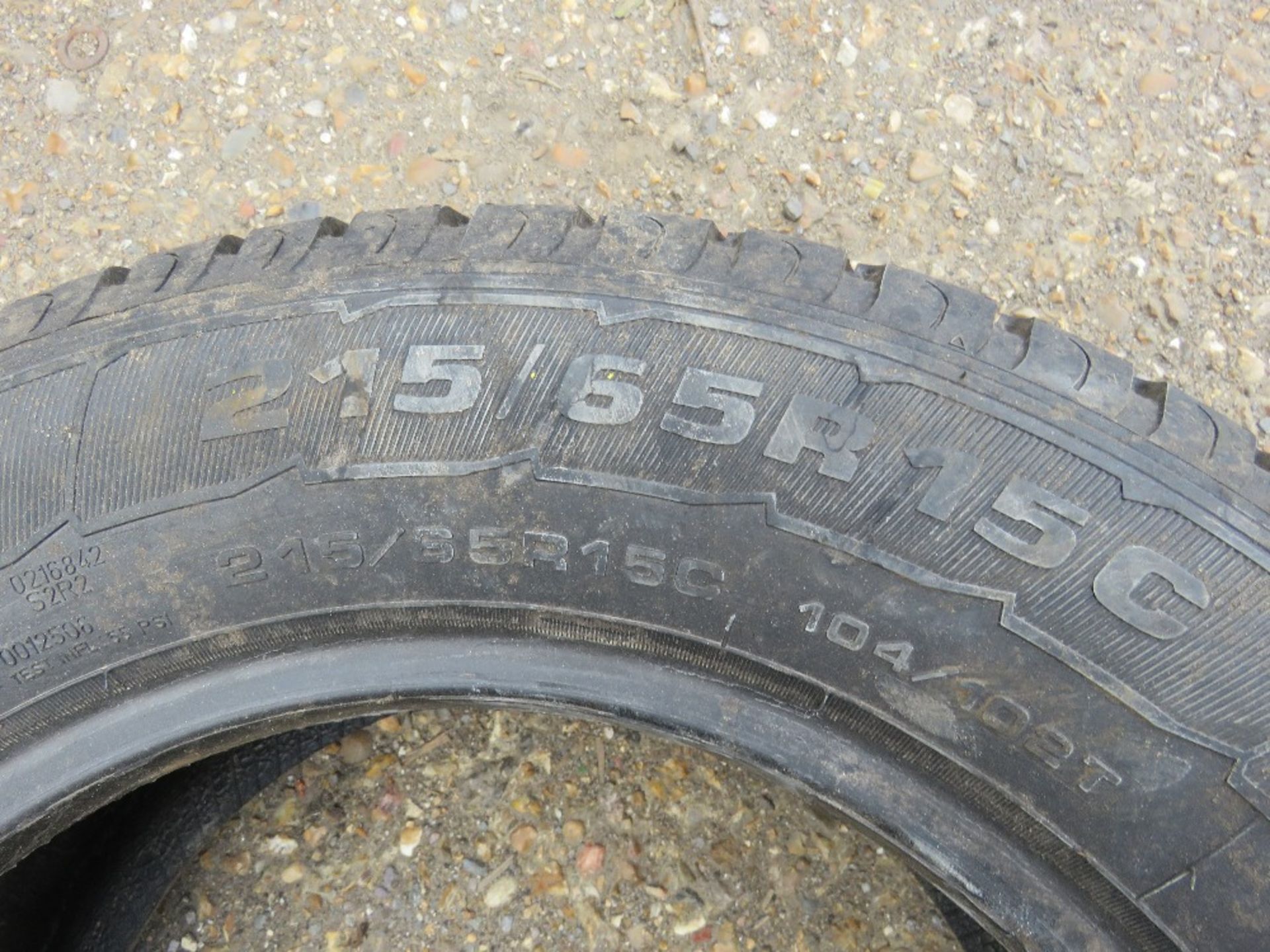 GOODYEAR 21555R15 TYRE, LITTLE SIGN OF USEAGE. - Image 2 of 2