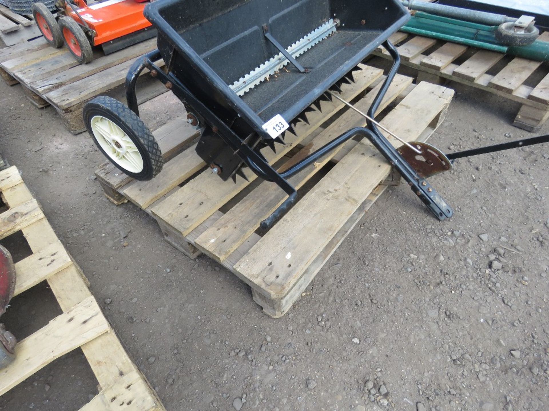 GARDEN TRACTOR SLITTER/SEEDER.