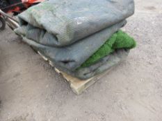 PALLET OF ASTROTURF GRASS.