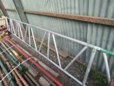 ALUMINIUM LADDER BEAM, 19FT LENGTH APPROX.