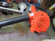 ORANGE PETROL HAND HELD BLOWER.