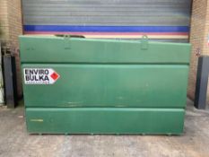 WESTERN 4550LITRE BUNDED FUEL TANK WITH 240VOLT REFUELLING PUMP, GUN AND HOSE. VIEWING WELCOMED, BY