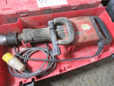 HILTI 905AVR BREAKER DRILL, 110VOLT POWERED. UNTESTED, CONDITION UNKNOWN.