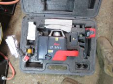 LEICA TOTEO35 ROTATING LASER LEVEL SET IN CASE. CONDITION UNKNOWN.