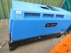 GENSET GENWELD GW20Y YANMAR DIESEL ENGINED SKID GENERATOR. WHEN TESTED WAS SEEN TO RUN, OUTPUT UNTES