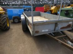 IFOR WILLIAMS GD126G 12FT GENERAL PURPOSE TRAILER. SN:88228. NO VAT ON HAMMER PRICE.