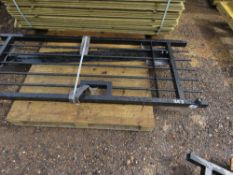 1 X BARBICAN RESIDENTIAL METAL GATE. 1.95M HEIGHT X 0.75M WIDTH APPROX. (PALLET D).