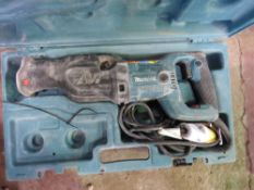 MAKITA AVT 110VOLT RECIPROCATING SAW. UNTESTED, CONDITION UNKNOWN.