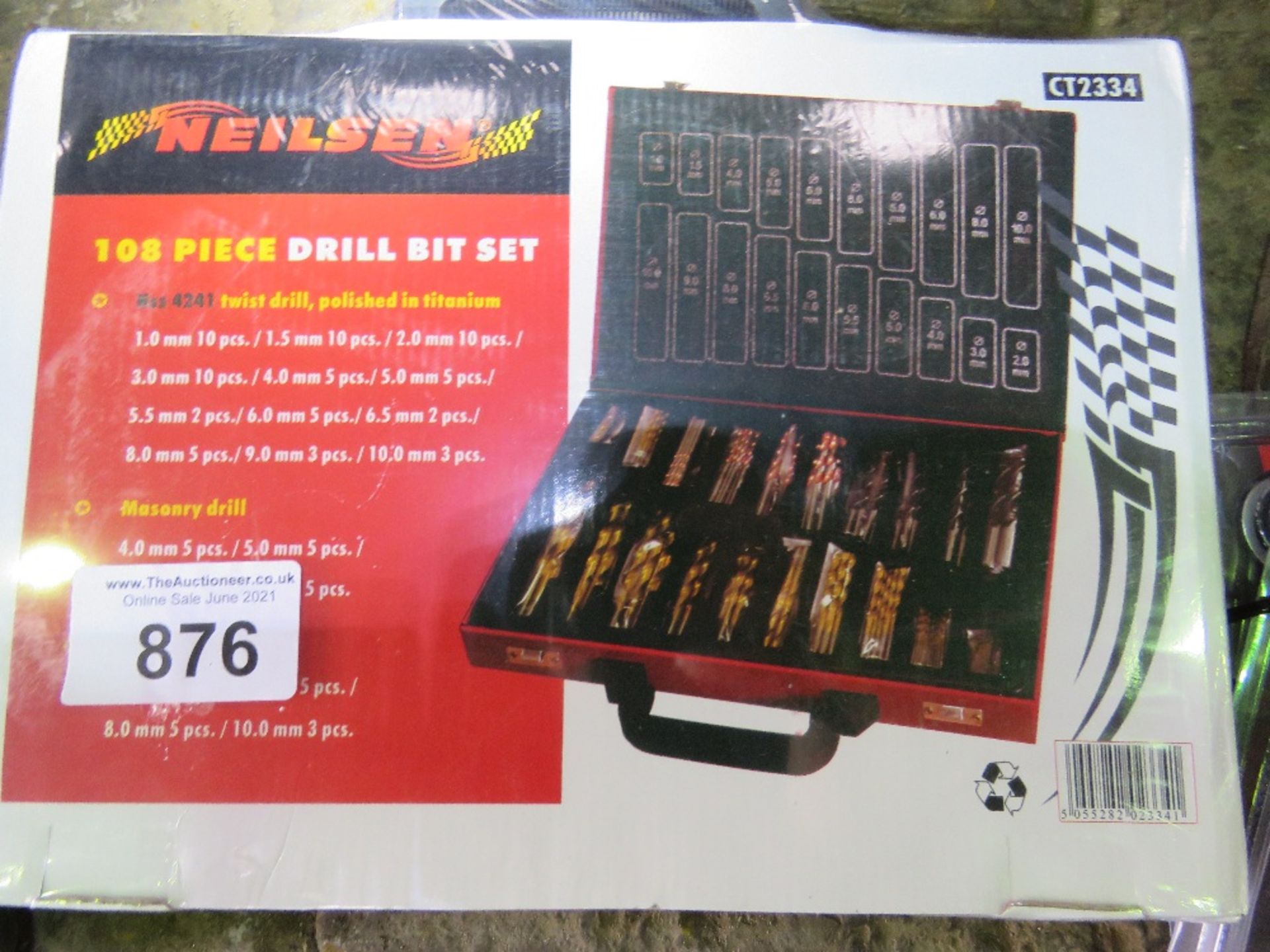 108 BIT DRILL BIT SET.