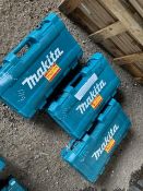 3 X MAKITA 110VOLT RECIPROCATING SAWS, CONDITION UNKNOWN.