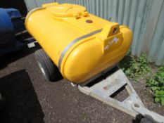 TRAILER ENGINEERING 1200 LITRE SITE TOWED WATER BOWSER. DIRECT FROM LOCAL COMPANY BEING SURPLUS TO R