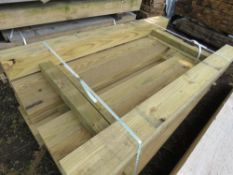 15 X HEAVY DUTY TREATED TIMBER POSTS. 14CM SQUARE X 1.83M LENGTH APPROX.