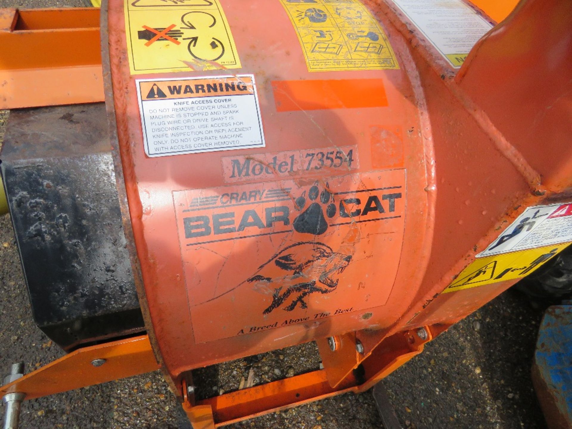 BEARCAT PTO DRIVEN CHIPPER. - Image 3 of 4