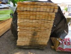 LARGE PACK OF UNTREATED SHIP LAP TIMBER CLADDING BOARDS 95MM WIDE @1.79M LENGTH APPROX.