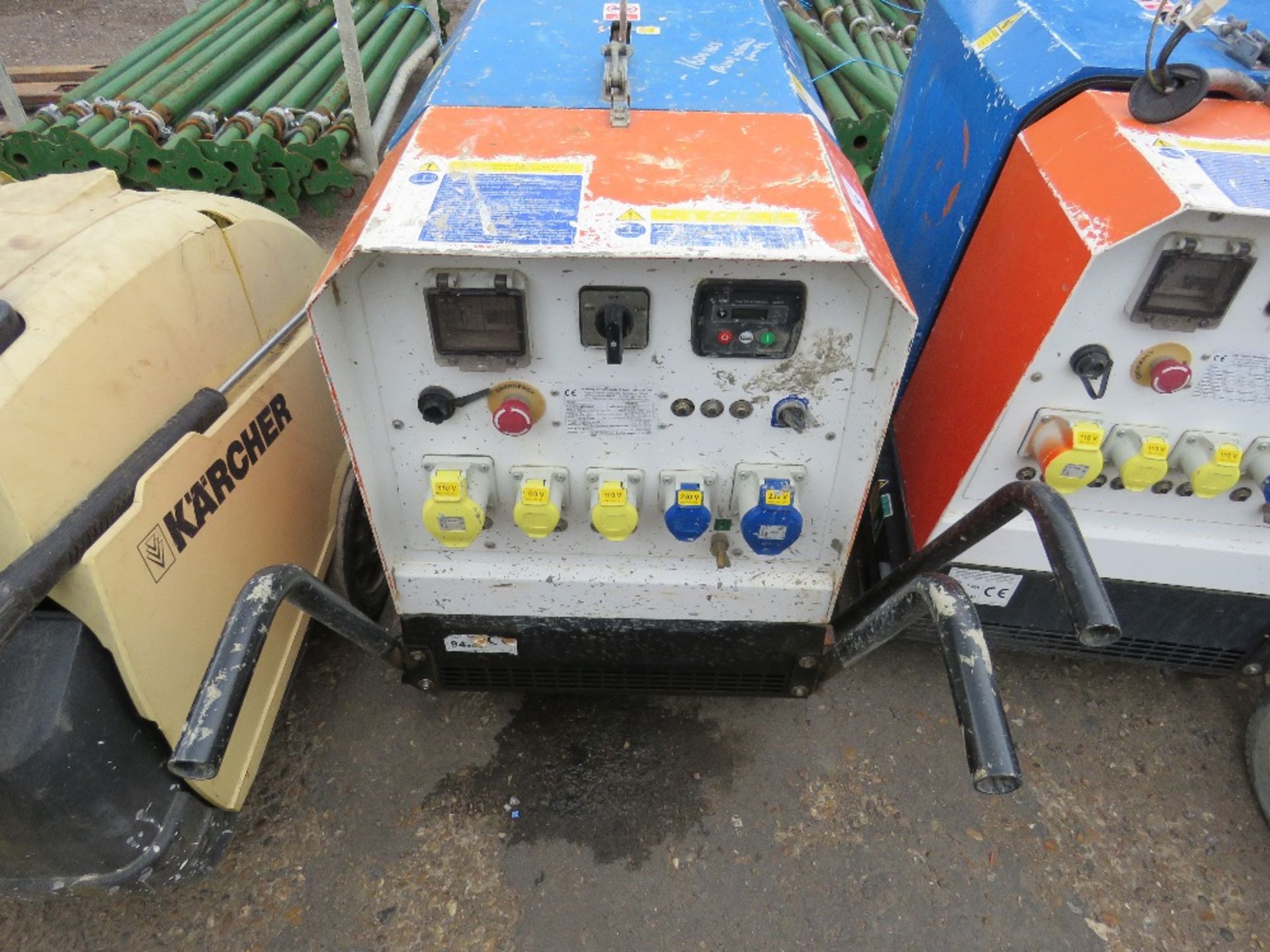 HARRINGTON 6KVA BARROW GENERATOR, YEAR 2019. WHEN TESTED WAS SEEN TO START AND RUN AND SHOWED POWER