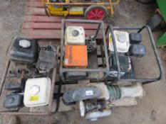 PALLET CONTAINING 3 X GENERATORS, SMALL ENGINE AND TRENCH COMPACTOR BODY, FOR SPARES/REPAIR.