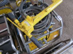 BENFORD HYDRAULIC BREAKER PACK WITH HOSE AND GUN, CONDITION UNKNOWN