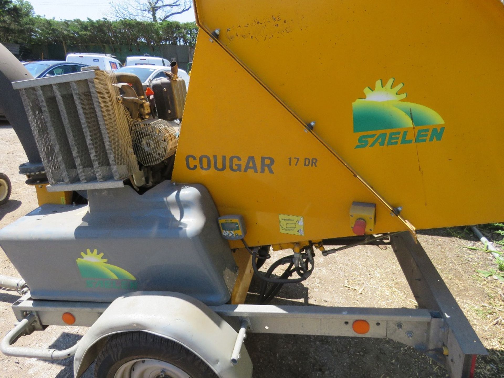 SAELEN COUGAR DR17 EVO DIESEL ENGINED CHIPPER, YEAR 2011. 251 REC HOURS. SN:11101. WHEN TESTED WAS S - Image 7 of 7
