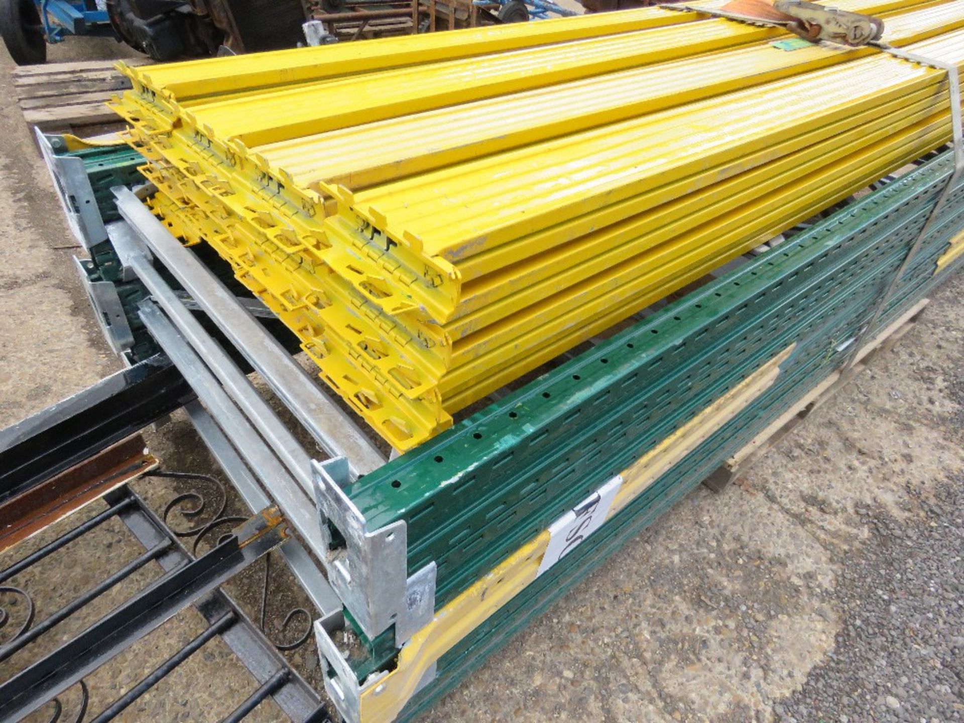 QUANTITY OF PALLET RACKING. 5 X UPRIGHTS @3M PLUS 16 X BEAMS @ 2.7M APPROX. NO VAT ON HAMMER PRICE. - Image 4 of 5