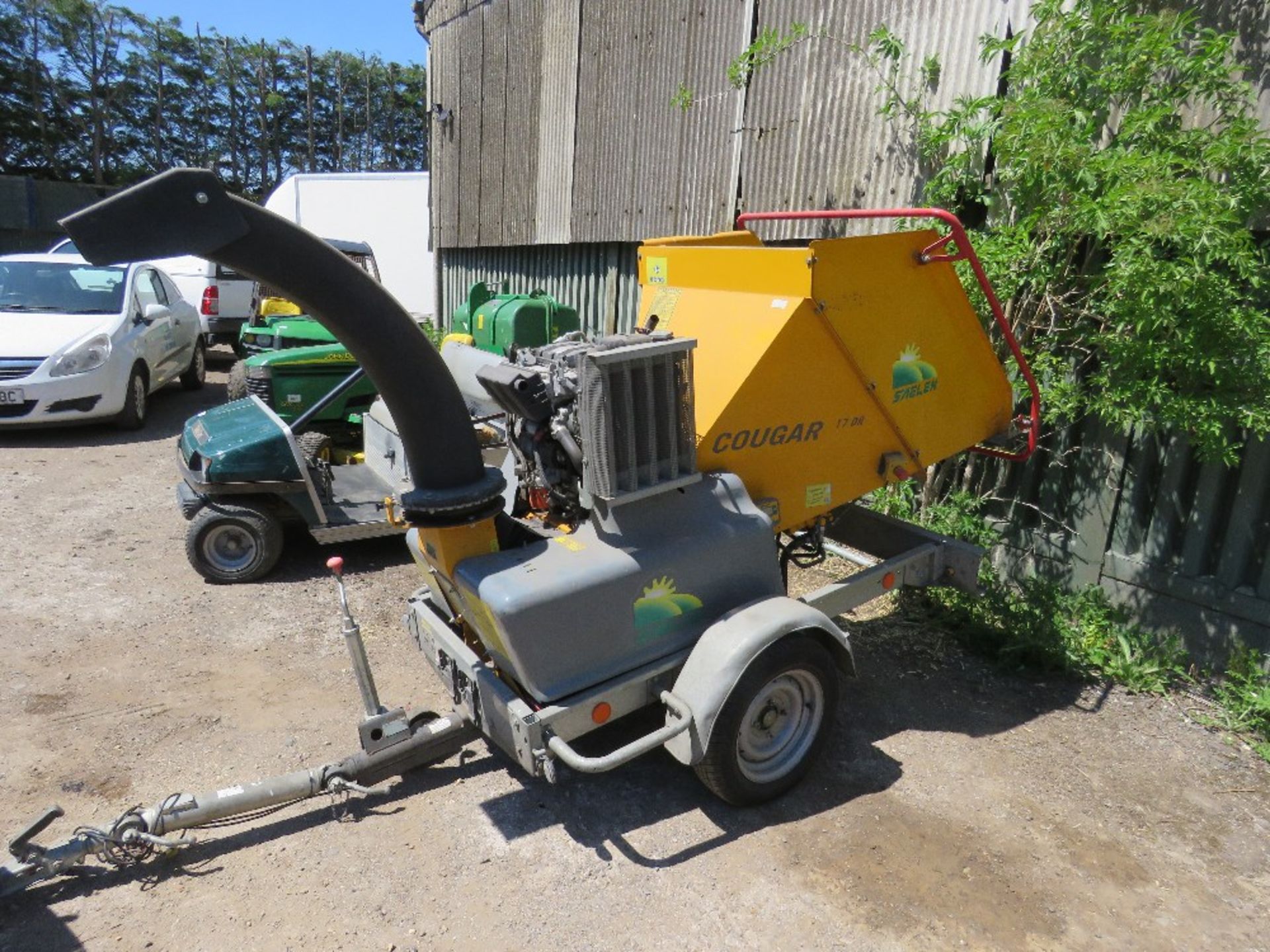 SAELEN COUGAR DR17 EVO DIESEL ENGINED CHIPPER, YEAR 2011. 251 REC HOURS. SN:11101. WHEN TESTED WAS S - Image 2 of 7